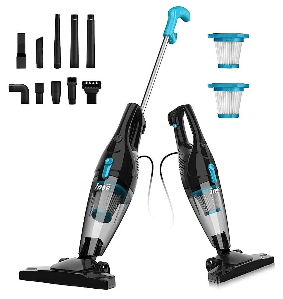 Aspirateur balai filaire R3S 400W avec filtre cyclonique blanc et 6m