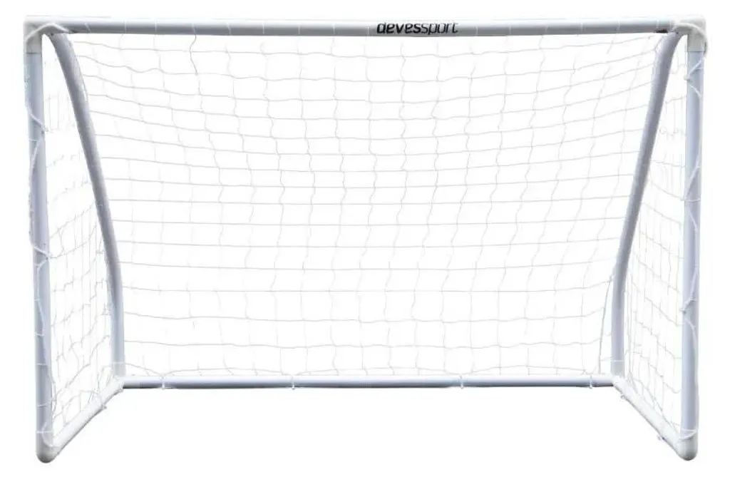 But de Foot Enfant Stable et Durable - Cage Argentée Devessport 180 cm