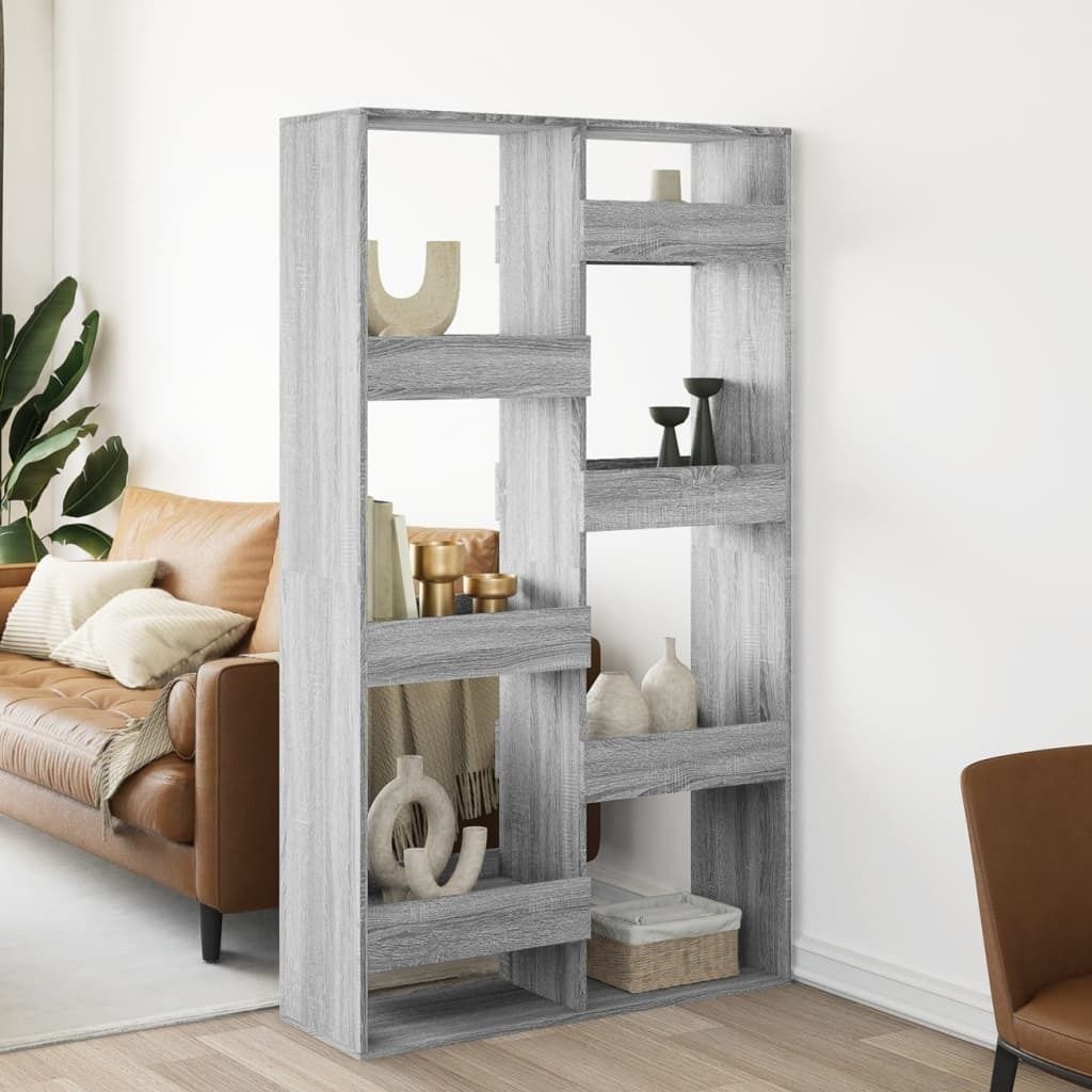 Maison Exclusive - Raumteiler Grau Sonoma 100x33x175 cm Holzwerkstoff