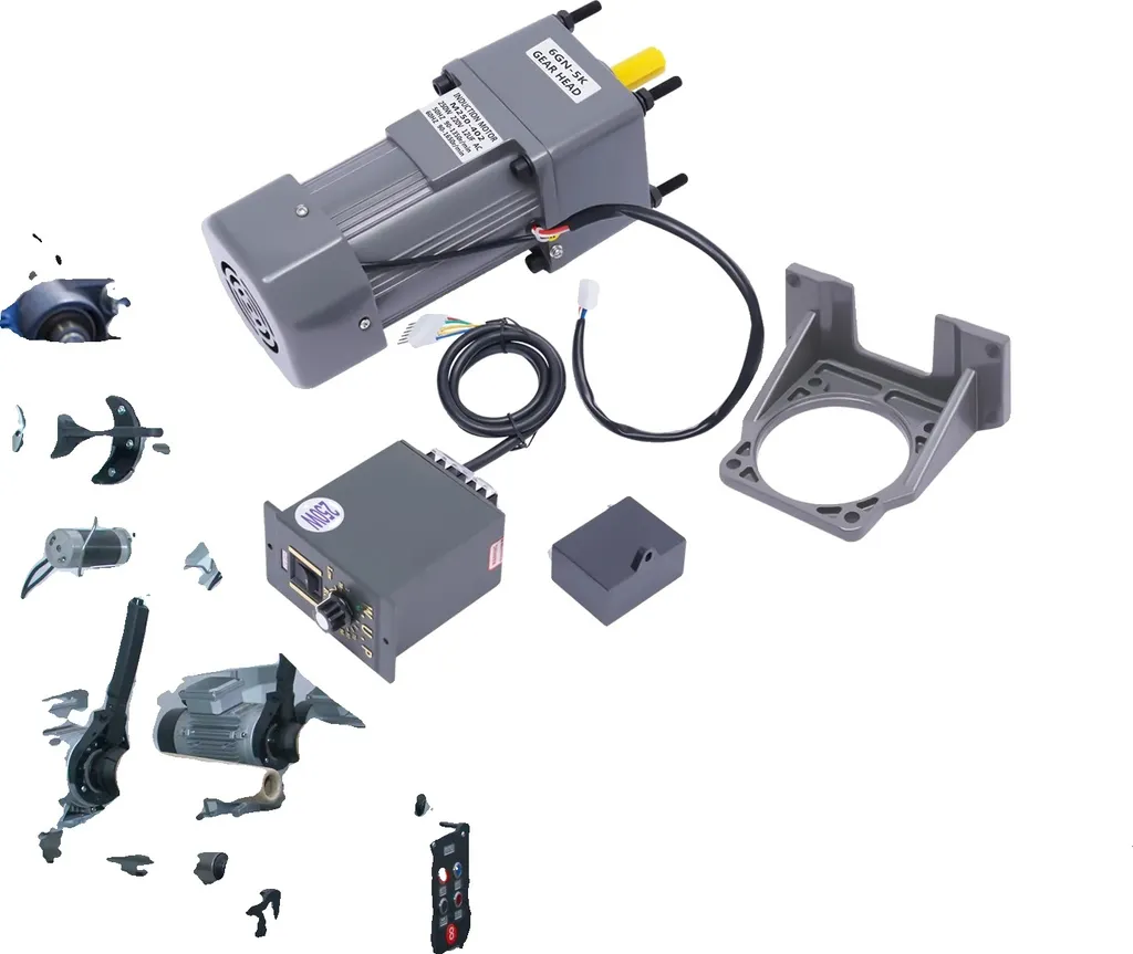Moteur AC pour convoyeur et malaxeur 250W à vitesse modulable