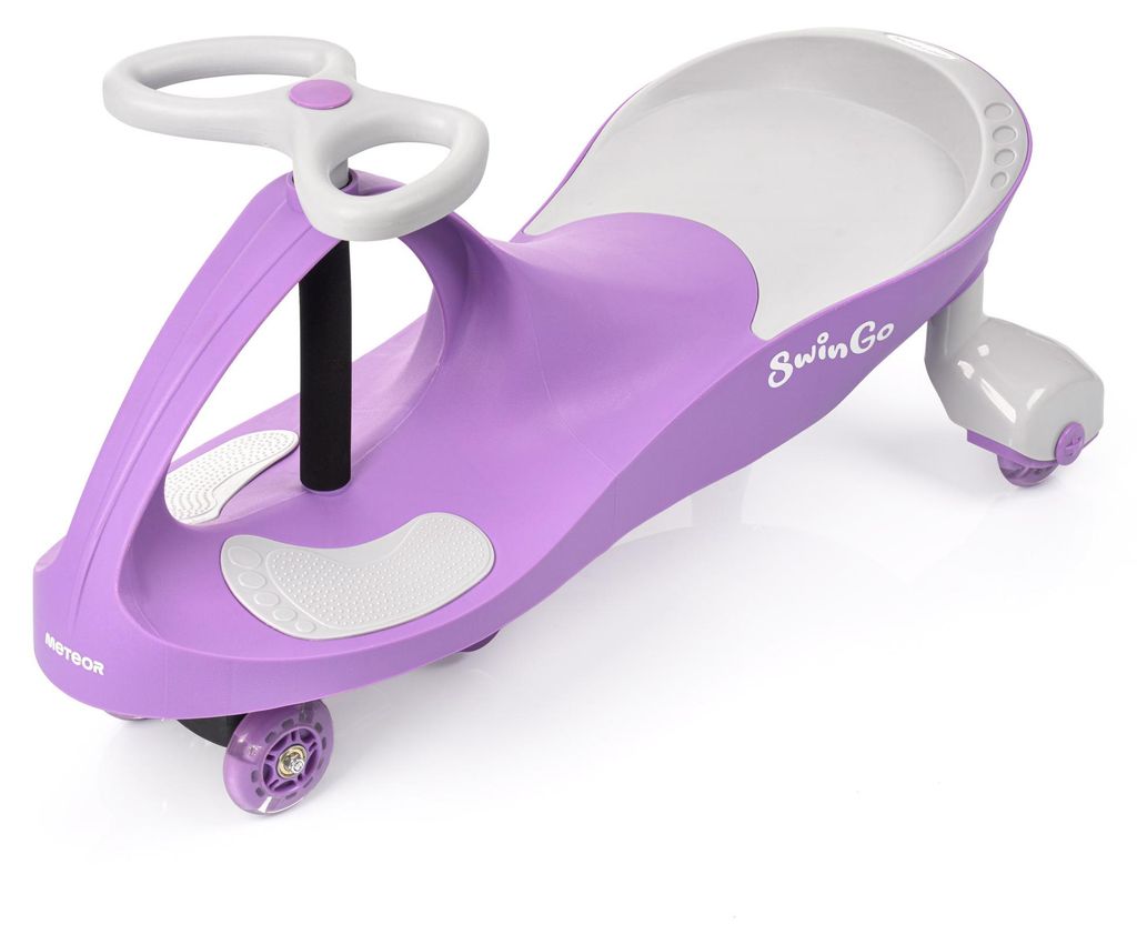 SWING CAR METEOR SWINGO Violet: Een paarse loopauto voor Productafbeelding 