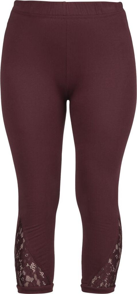 RED by EMP Damen Leggings mit Spitze rot M