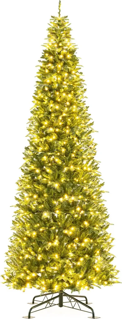 Sapin de Noël 360cm 800 LED Lumineux - PVC+PE - 2517 Branches Denses