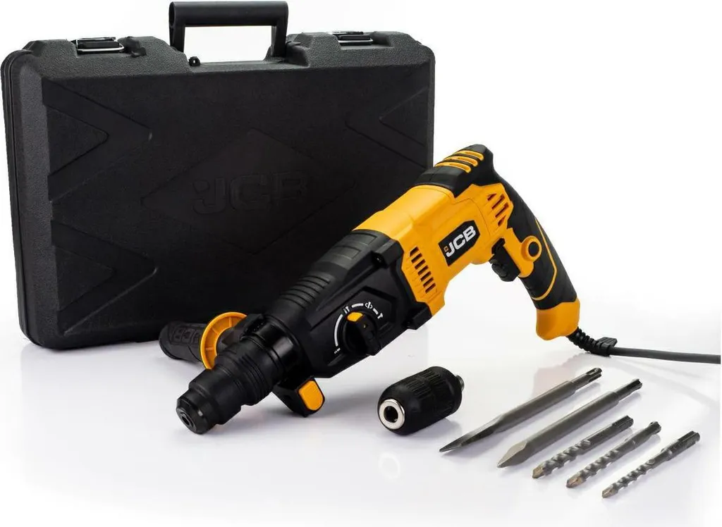 Martello Perforatore JCB 1050W SDS+ | Demolisce, Fora e Scalpella