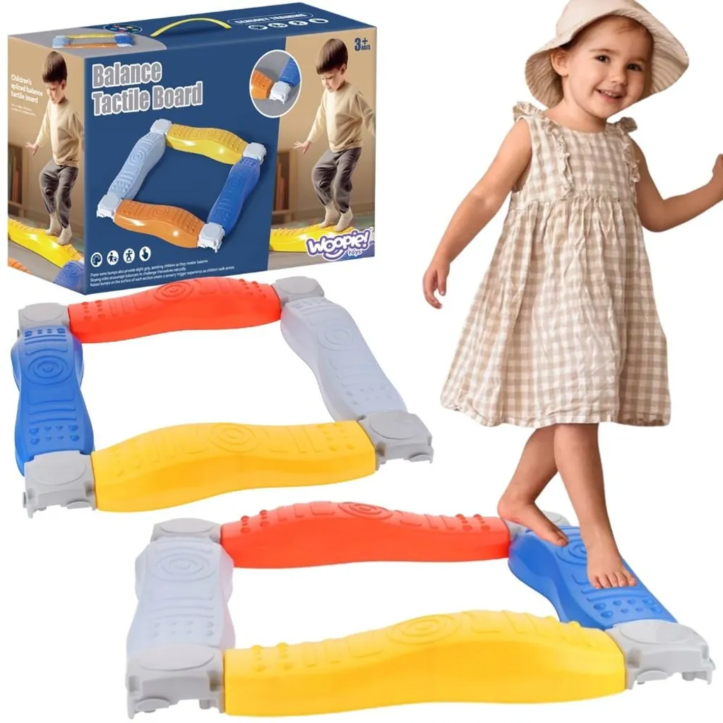 Parcours sensoriel Woopie Balance Beam carré - Poutre d'équilibre enfant