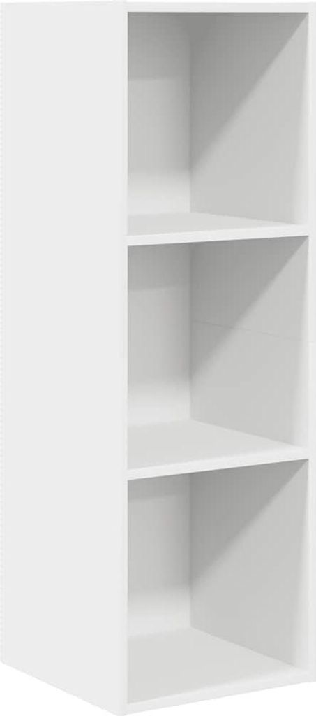 vidaXL TV-Wandschrank Weiß 37x37x107 cm Holzwerkstoff
