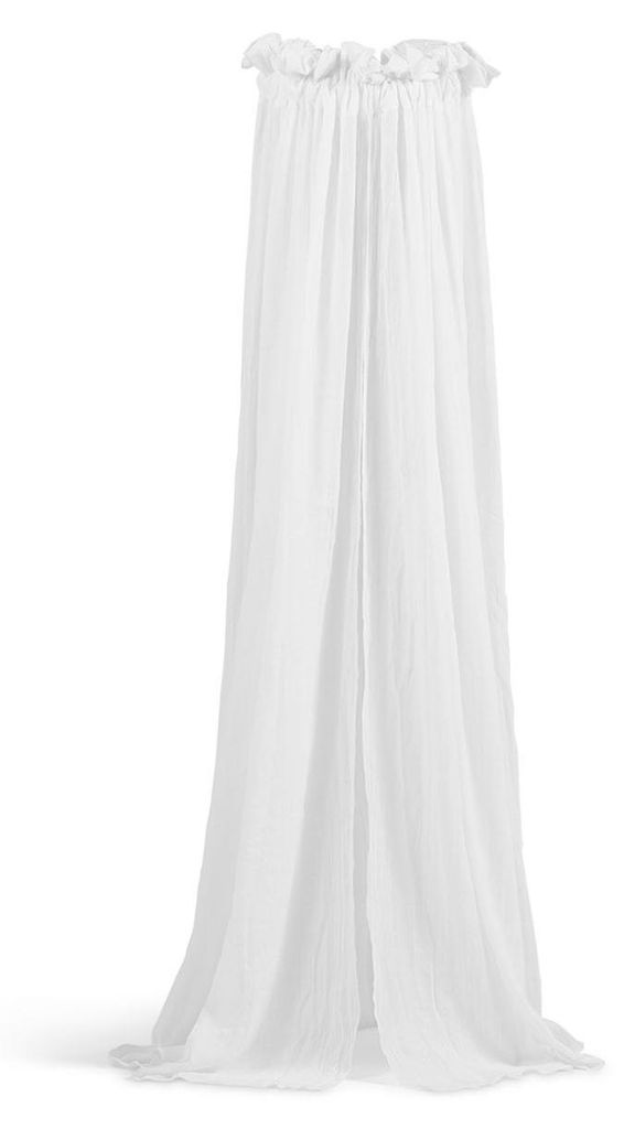 Jollein - Hemelbed "Vintage White" 155cm - Roze hemel voor Productafbeelding 