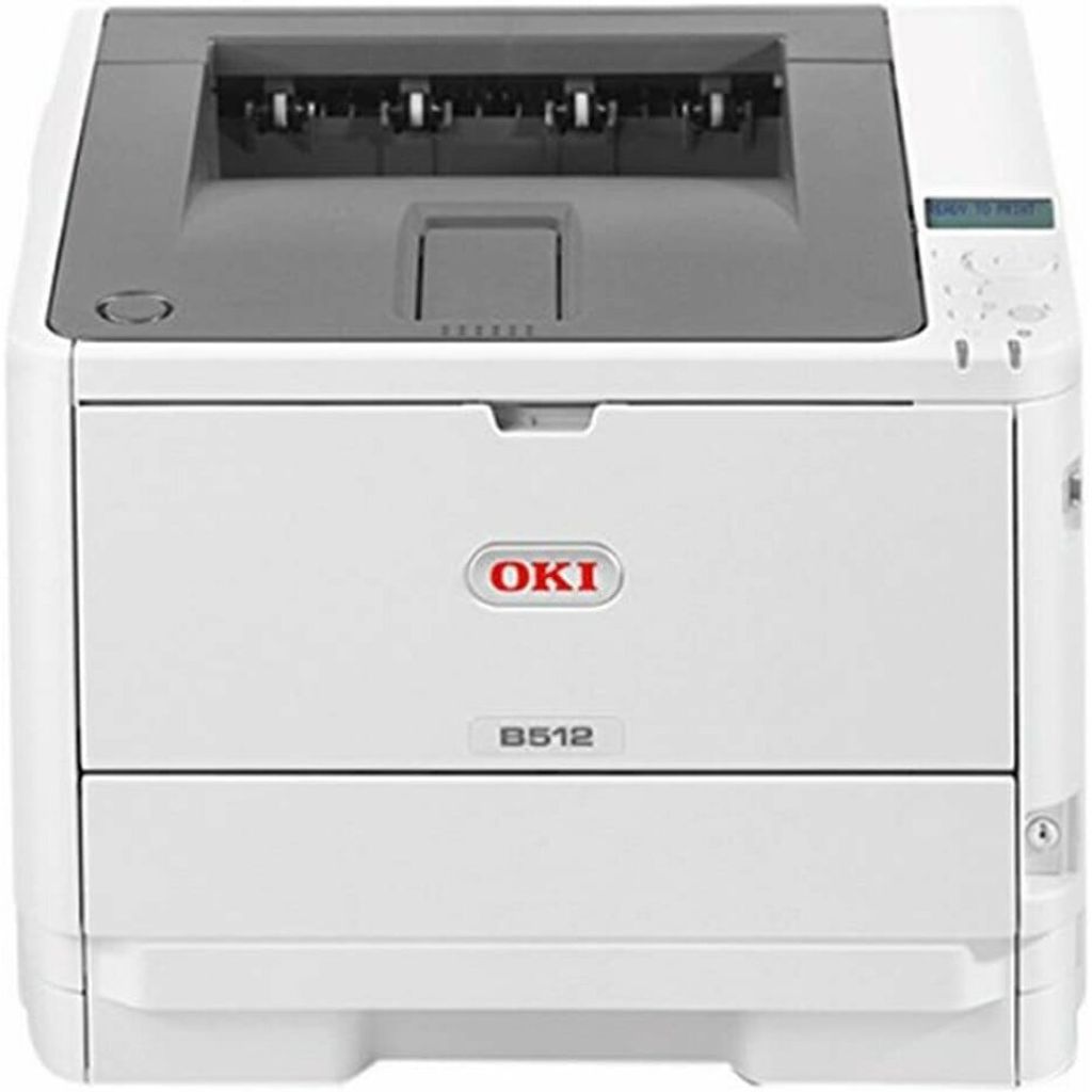 OKI B512dn Laserdrucker grau Produktbild 