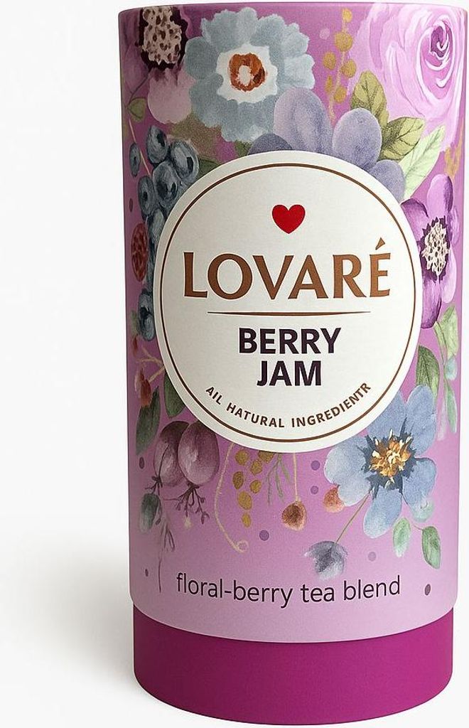 LOVARÉ Berry Jam 80g (sypaný, bylinný čaj) Zdjęcie produktu 