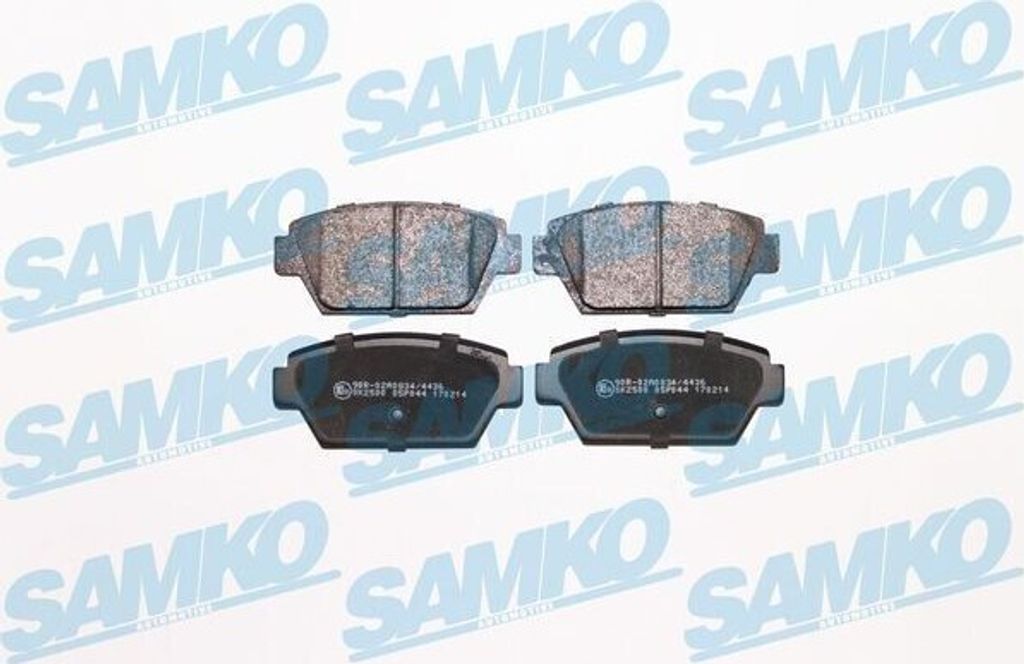 SAMKO Bremsbeläge Satz Hinten Bremsklötze für MITSUBISHI ECLIPSE II (D3A) 5SP044