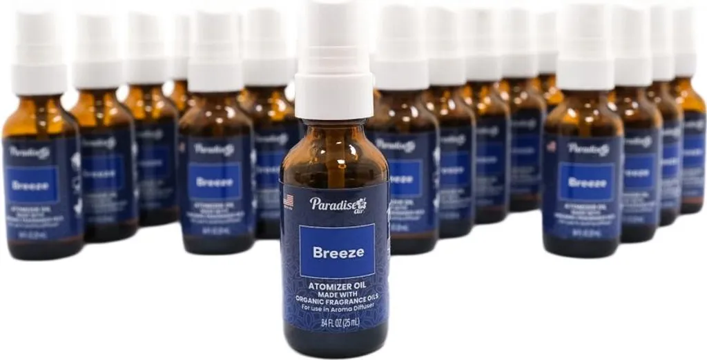 Parfum d'Ambiance pour Maison Huile Breeze 25ml - Lot de 25 Flacons