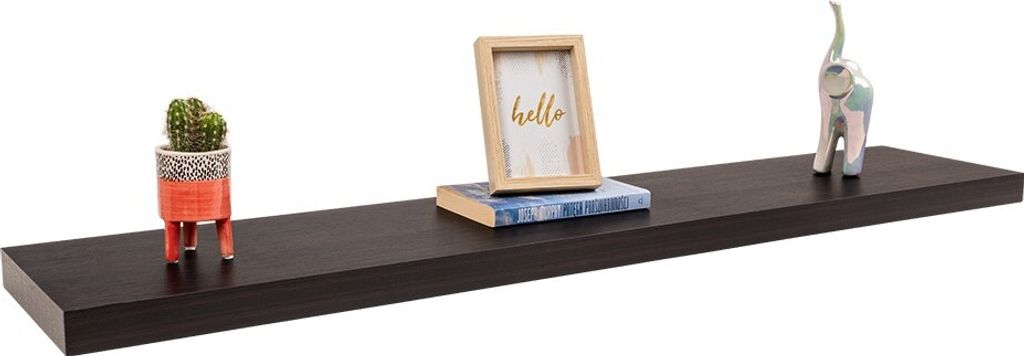 Bücherregal Wand,  Wandregal 118x24 cm, Regal Wand, Produktbild 