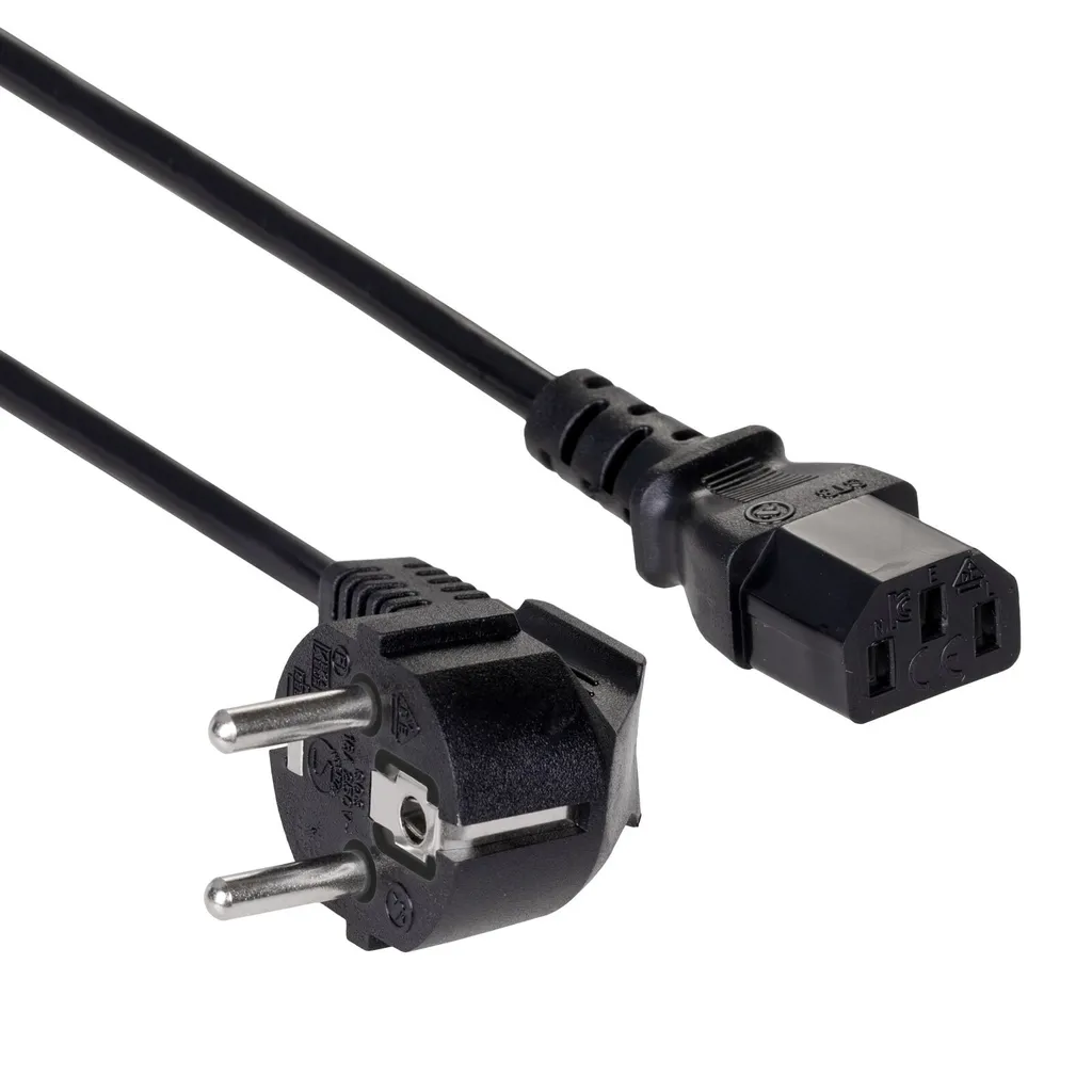 Cavo Alimentazione 3m Akyga AK-PC-06C | Per PC e TV | Qualità - 2