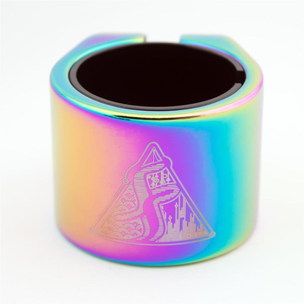 Stumpfschelle 2-Loch Doppelschlitz oilslick