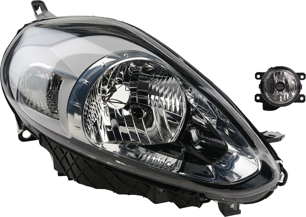 Johns, Scheinwerfer Halogen passend für Fiat Punto 199 10/09- H4 Re. Beifahrer + Nebel. 51855638 0000051937149 51937149 51858824
