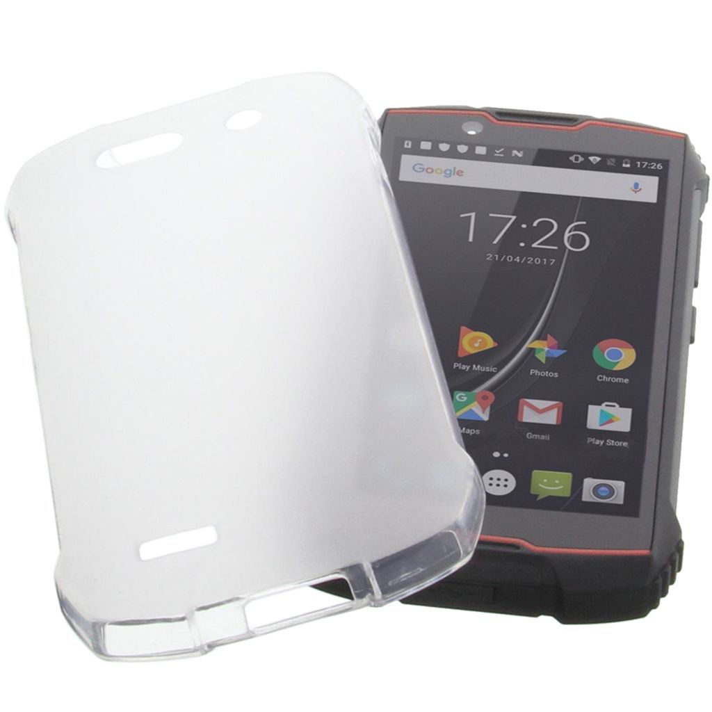 foto-kontor Hülle kompatibel mit Cubot KingKong Mini 2 Tasche Gummi TPU Schutz Handytasche transparent