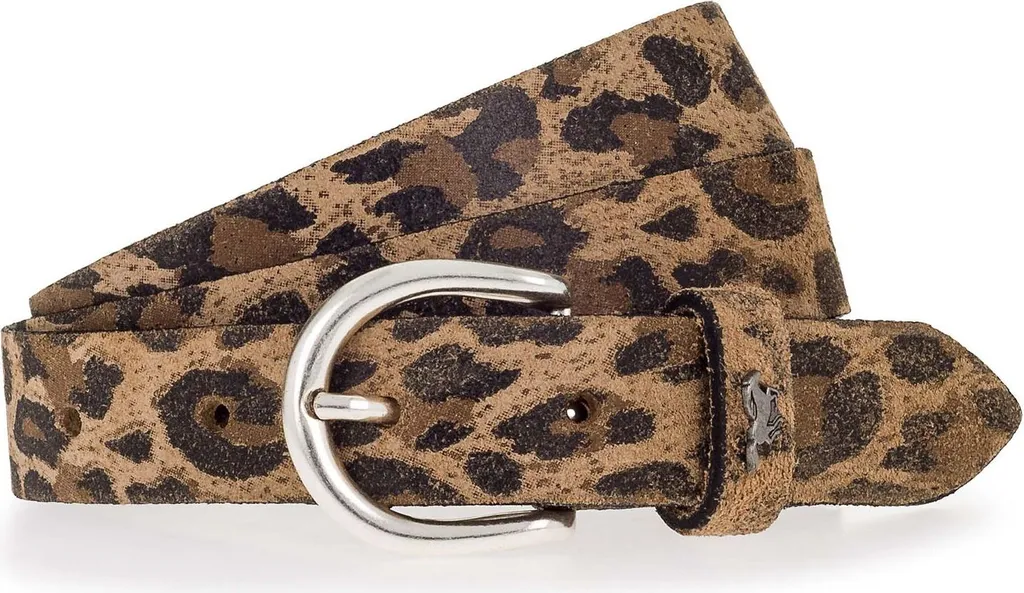 Cintura MUSTANG Pelle W75 Dark Brown Beige | Accessori Uomo Donna