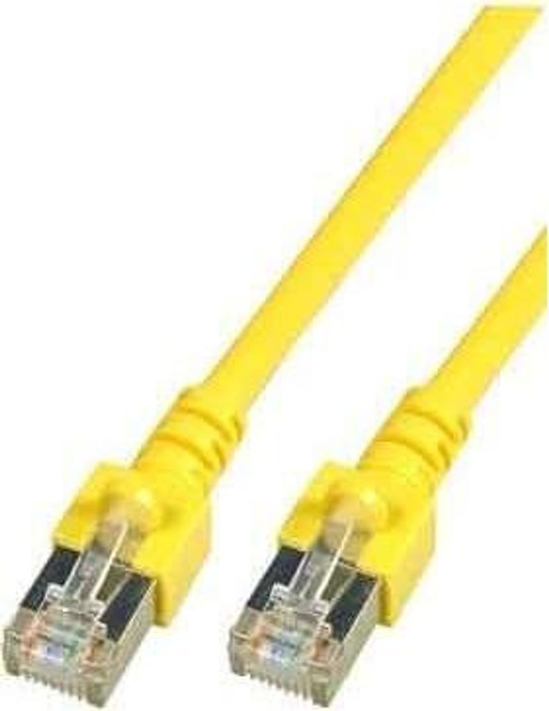 EFB RJ45 Patchkabel SF/UTP, Cat.5e, PVC, CCA, 5m, gelb