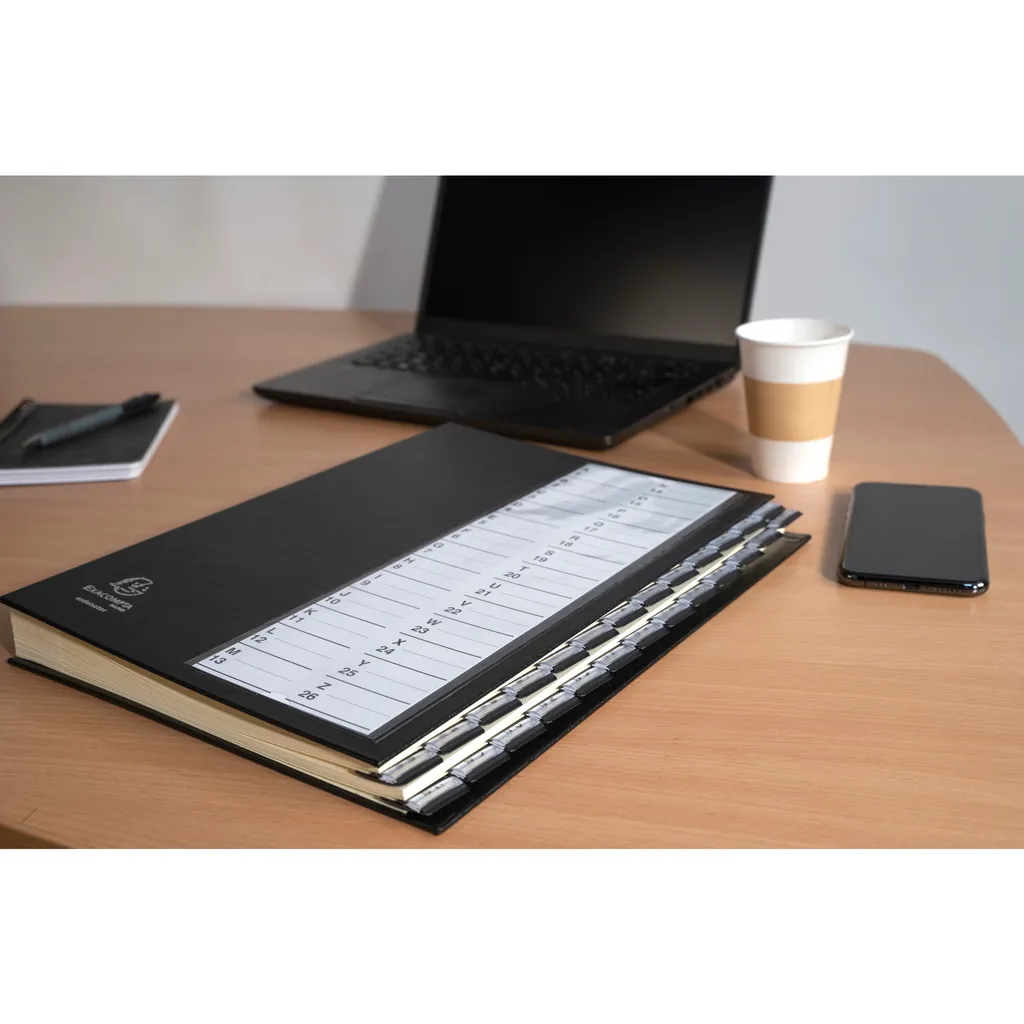 Organiser ses Documents A4 avec le Trieur Exacompta 26 Cases Noir 621226E - 3