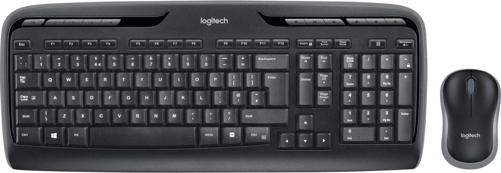 Logitech MK330 Kabelloses Tastatur-Maus-Set, 2.4 GHz Produktbild 