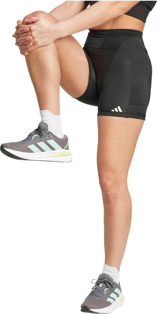 adidas TIGHTS OWN THE RUN kurze enge Laufhose Damen schwarz Produktbild 