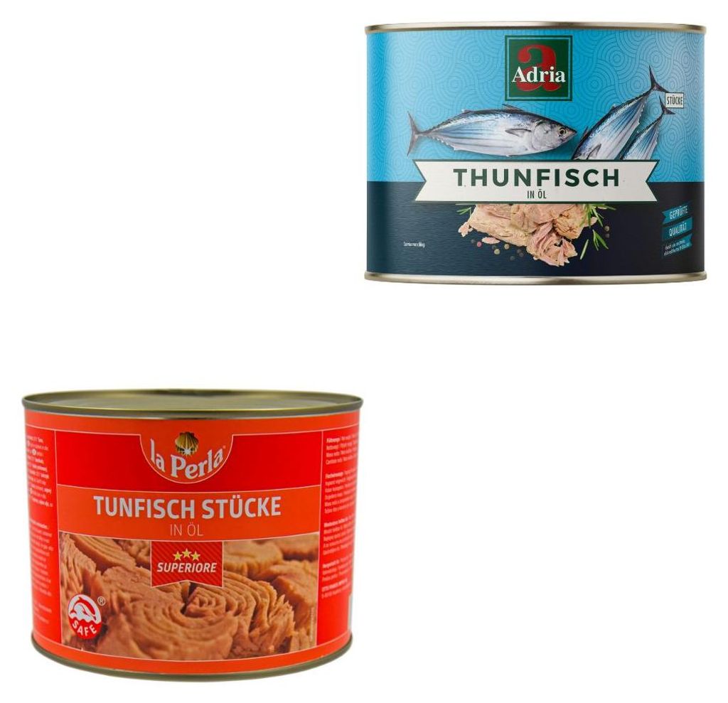 Pièces de thon à l'huile La Perla ou Adria juteuses et Image du produit 