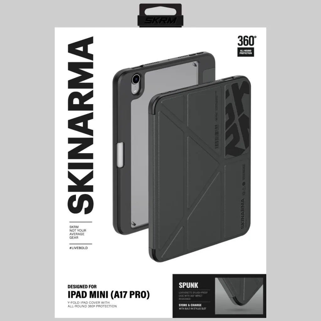 Skinarma Spunk iPad Mini 7 Gen 2024 Custodia con Supporto e Slot Pencil - 6