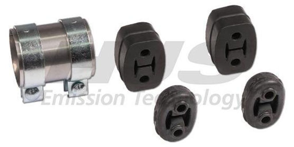 HJS 82 11 9292 Montagesatz Auspuffanlage Abgasanlage für VW Golf VII Schrägheck (5G1, BQ1, BE1, BE2) Golf VIII Schrägheck (CD1) für AUDI A3 Spo...