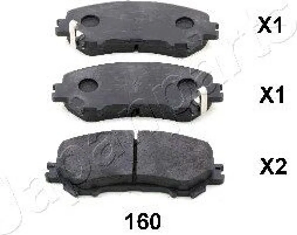 Plaquettes de frein Japanparts PA-160AF pour un freinage performant