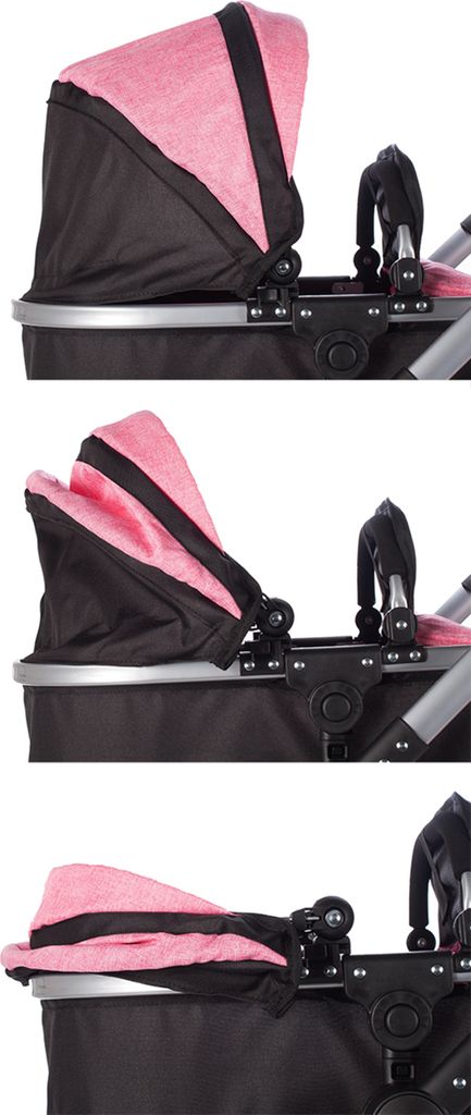 Poussette Pliante Pour Poupée MalPlay Princess - Pour Poupées Jusqu'à 65 Cm, Rose, Neuve