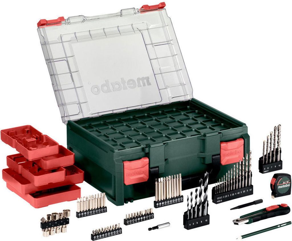 Metabo SB 18 L Set, Pištoľová vŕtačka, Čierna, Červená, Obrázok produktu 