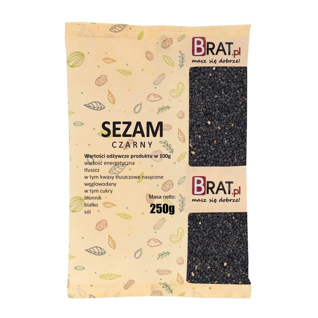 Sezam czarny 250g Brat.pl Zdjęcie produktu 
