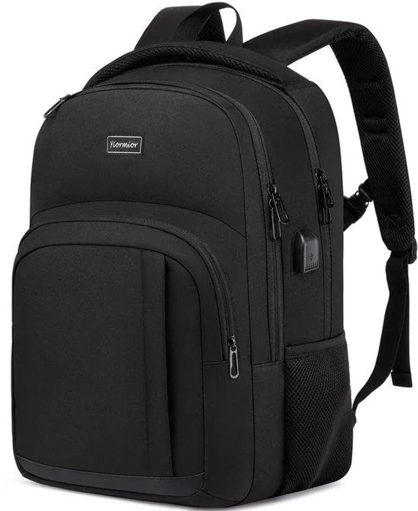 Sac à dos informatique 35L imperméable avec chargeur USB et multi-poches