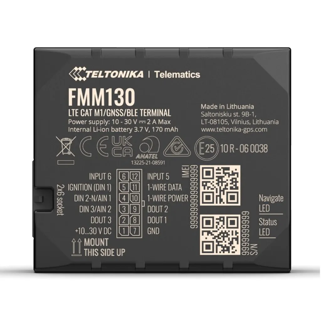 Teltonika FMM130 Tracker GPS CAT M1/BLE - Tecnologia Avanzata IoT