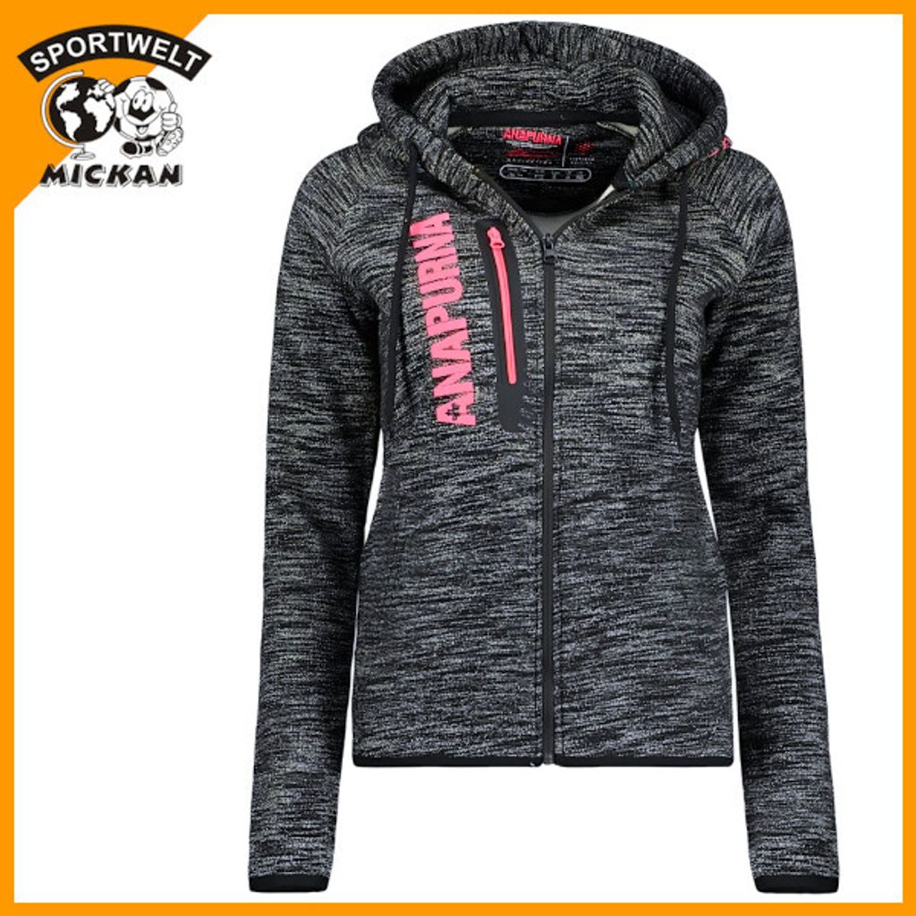 Anapurna Damen Sweatjacke Galipana Hoodie Gr.XL schwarz (WU4444F/AN)