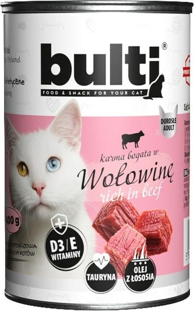 BULTI Rich in beef - nassfutter für Katzen - 400g