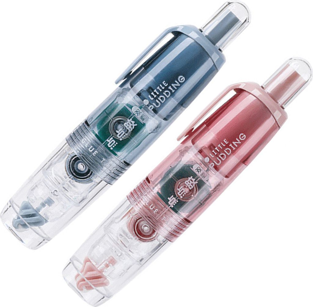 2 Stück Kleberoller Klebebandspender Weit verbreitet Leichte, tragbare doppelseitige Scrapbooking-Klebebandrolle