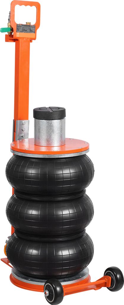 SucceBuy 5-Tonnen-Luftwagenheber, 11000 lbs pneumatischer Wagenheber mit erhöhter Säule und verstellbarem Griff, platzsparend, Gummiauflage, für...