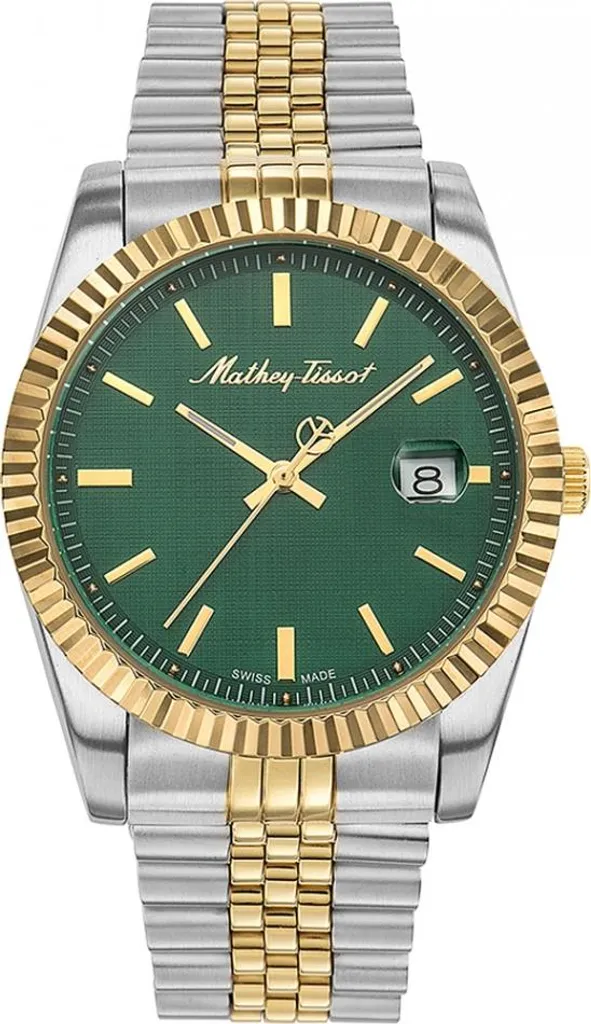 Montre lisible Mathey-Tissot H810BV avec cadran vert anti-reflet