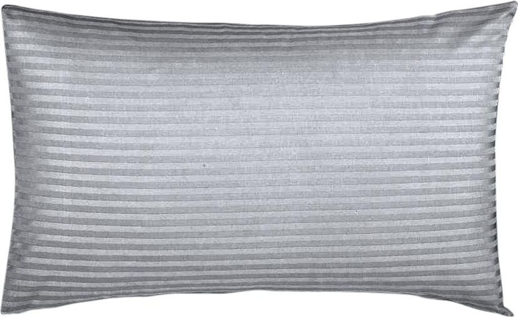 Belledorm Satin-Kissenhülle, gestreift, Fadenzahl 540, 2 Stück BM192 (Einheitsgröße) (Platin)