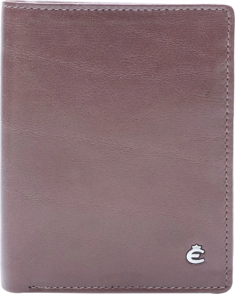 Esquire Toscana Portafoglio RFID Coffee: Vera Pelle e Sicurezza Smart