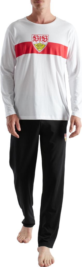 VfB Herren Pyjama weiß Größe: 54