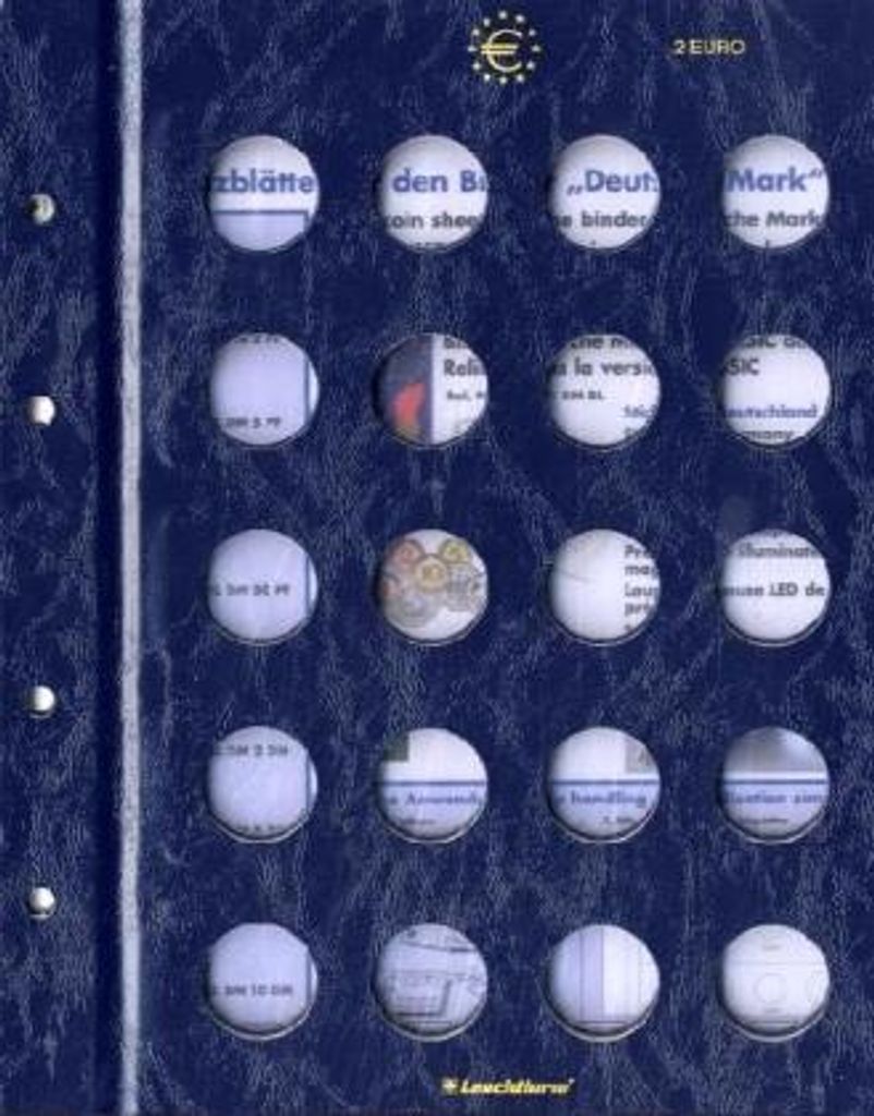 VISTA doplňkové listy, prázdné, pro VISTA Classic Euroalbum Obrázek produktu 