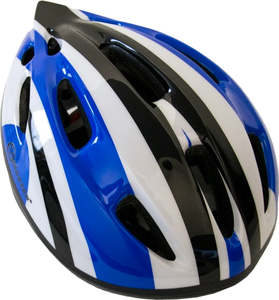Casque de vélo urbain Master Flash bleu taille M idéal pour vélotaf