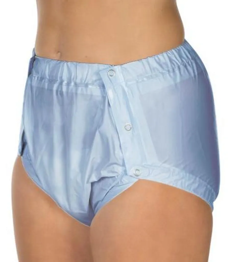 Slip d'incontinence Suprima PVC boutonnable 1-250-011 unisexe XL bleu