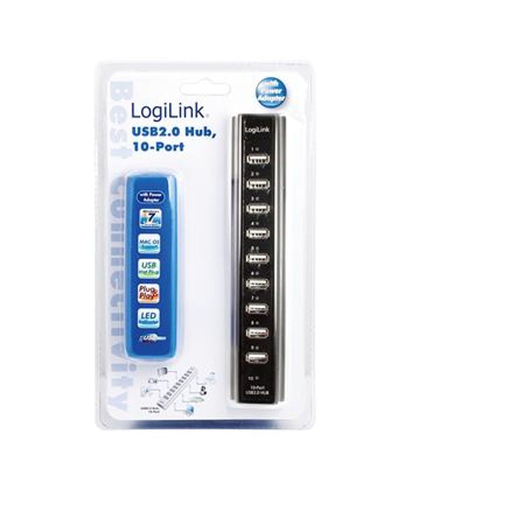 Logilink | Zdieľanie periférnych zariadení a koncentrátory Obrázok produktu 
