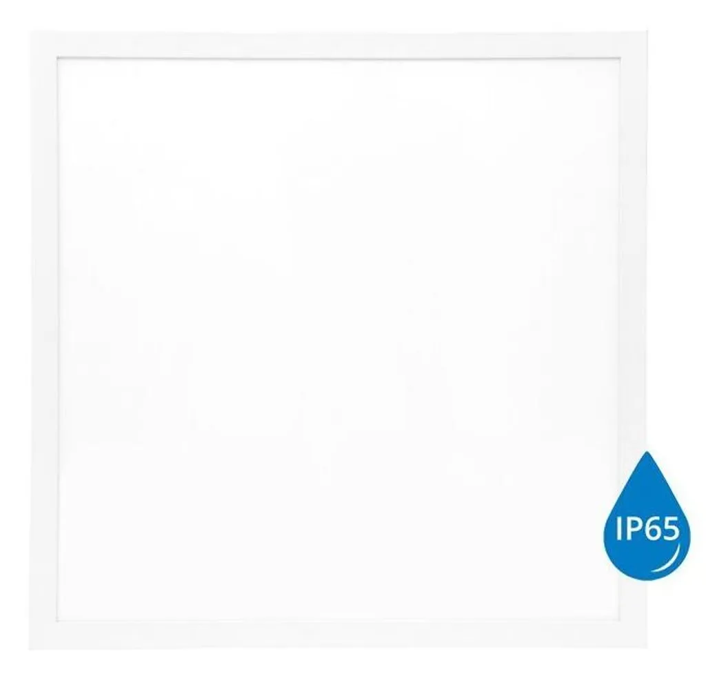 Ecolite Panneau LED 600x600mm 40W IP65 Blanc LED-GPL44-40/BI/IP65