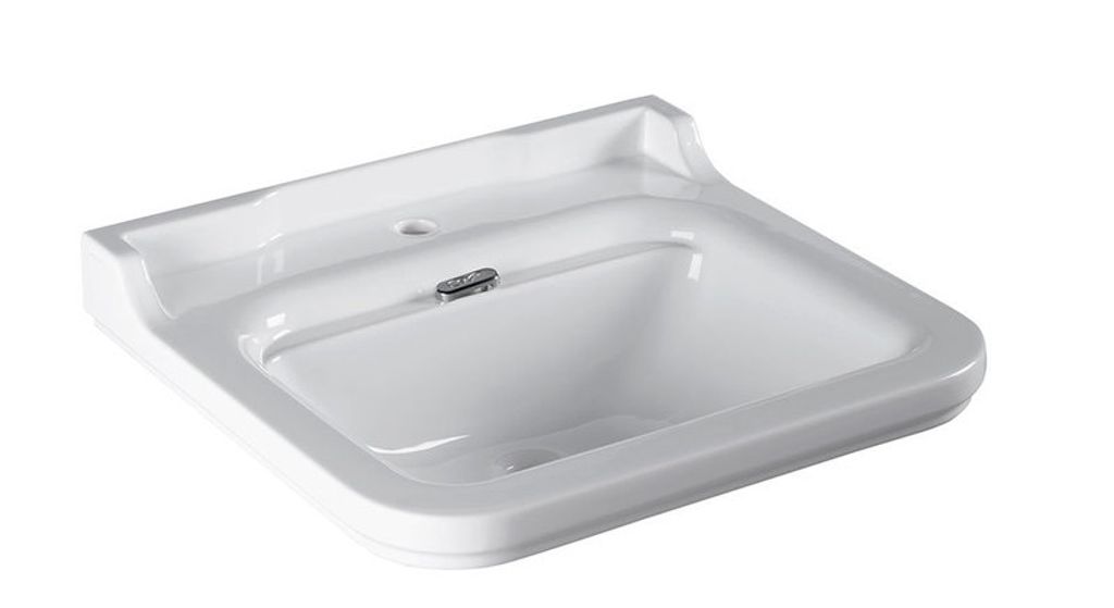 Kerasan WALDORF Keramik-Waschtisch 60x55cm, weiß Produktbild 