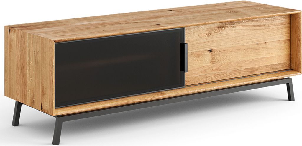 Lowboard 200cm, Eiche massiv geölt, MATOLA-163