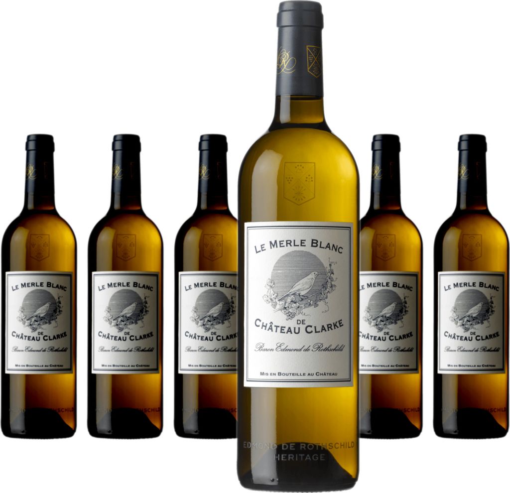 Le Merle Blanc de Chateau Clarke 2023 Bordeaux | Frankreich | 0,75